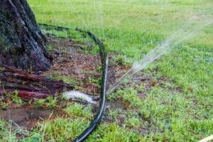 sprinkler leaks