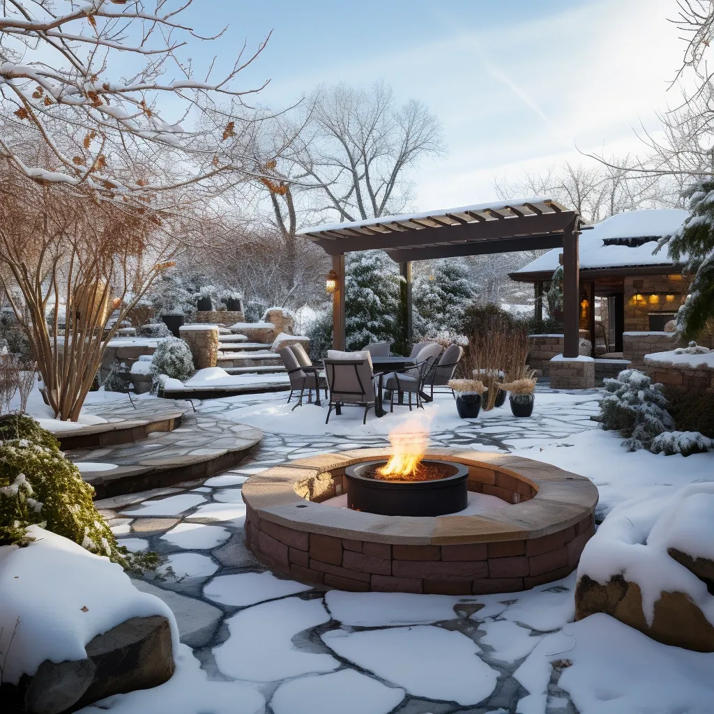 winter hardscaping