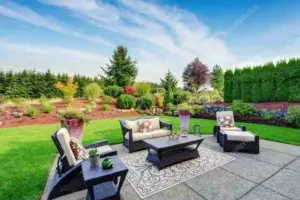 depositphotos 55825213 stock photo impressive backyard landscape design with
