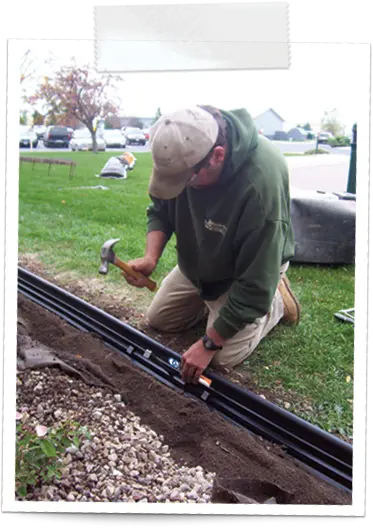 lawn edging install 4